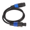 Professional Speaker Cable 3.3ft Long PVC Male Female Quick Twist