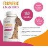 180 Turmeric for Dogs with Active Bioperine Black Pepper |