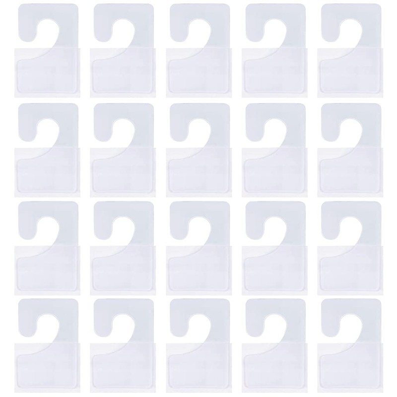 Jomevia Clear Self Adhesive Hang Tabs Hooks Plastic Display Hand