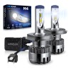 Luces Led Para Autos Kit 24000lm Faros Luz Carro H4