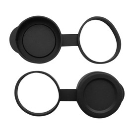25mm Binocular/Monocular Objective Lens Caps Internal Diameter 36.6-38.1mm Rubber Cover Set Black