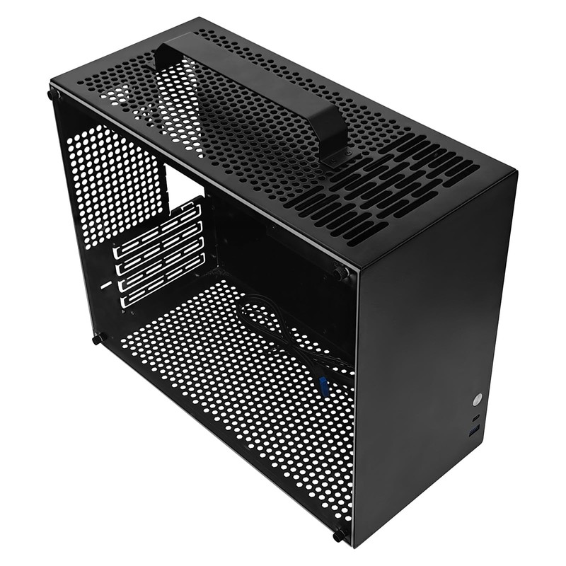 ALAMENGDA V500 Mini Portable M-ATX/ITX Computer Case, MINI-Tower CASE, Full