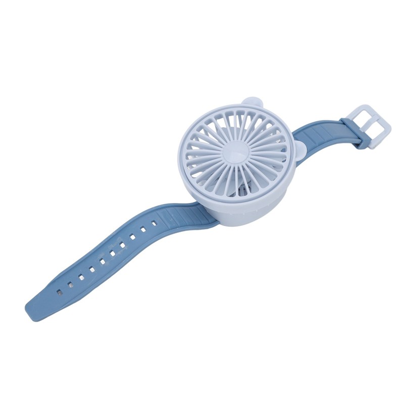 Protable Watch Fan with Adjustable Wristband Children Cartoon Electric Fan