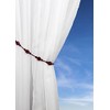 Twinkle Crystal Tie Backs, Tie Back Pairs, Beaded Rope Curtain