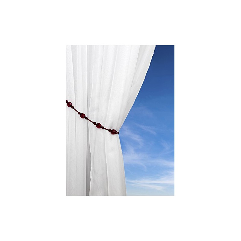 Twinkle Crystal Tie Backs, Tie Back Pairs, Beaded Rope Curtain