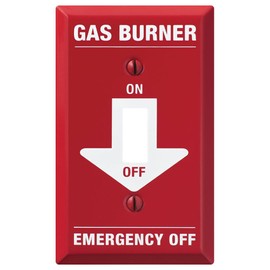 AMERELLE C974T Wall Plate, Red