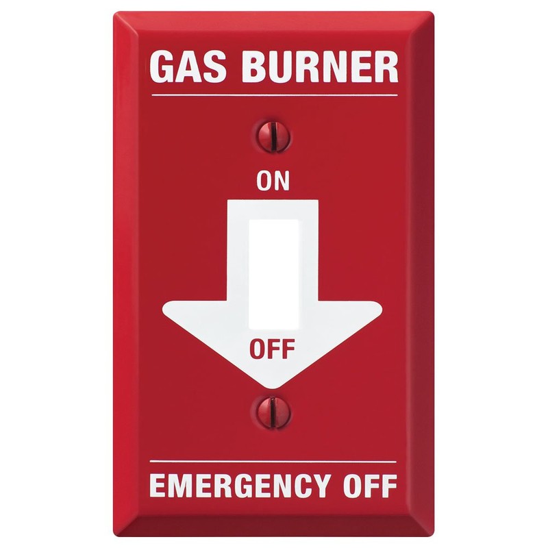 AMERELLE C974T Wall Plate, Red