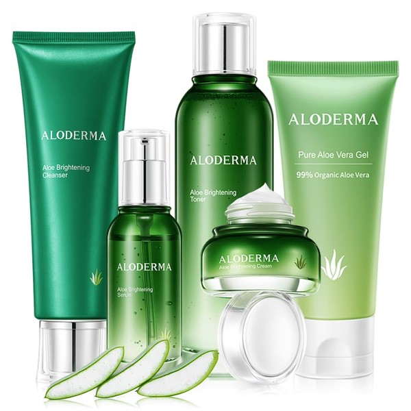 Aloderma Signature Aloe Brightening Set 5-Piece Set