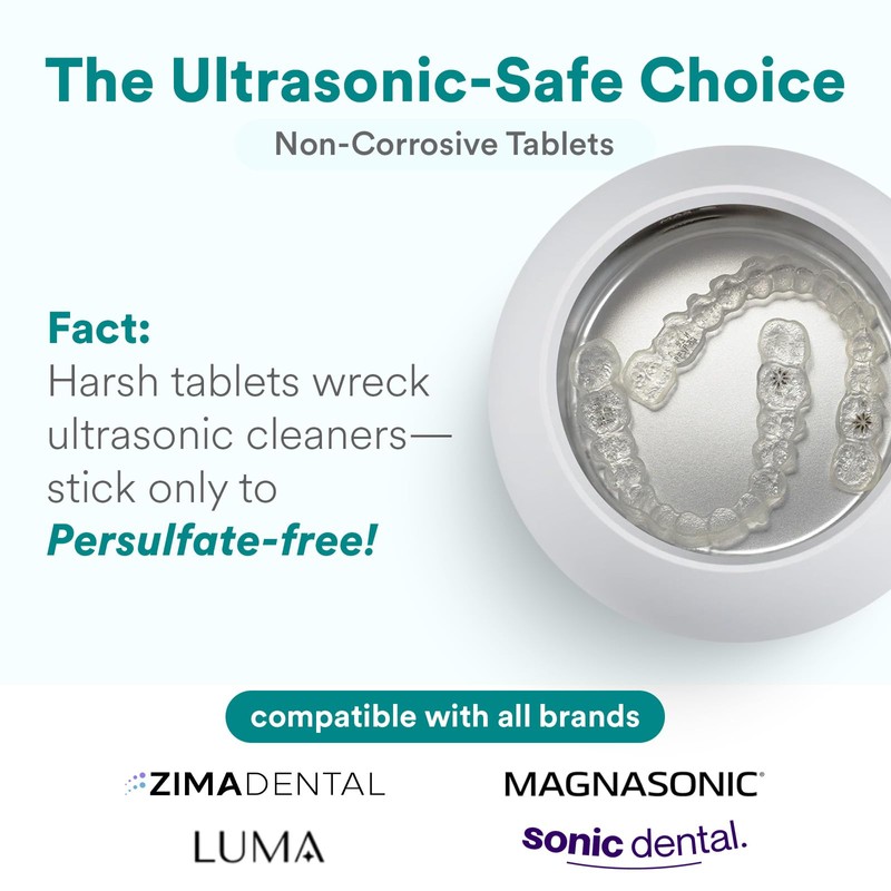 Weiss Naturals Retainer Cleaner Tablets, Invisalign Cleaner, Remove Stains, Odors