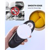 CIRCLE JOY Electric Can Opener, One-Touch Automatic Can Opening with