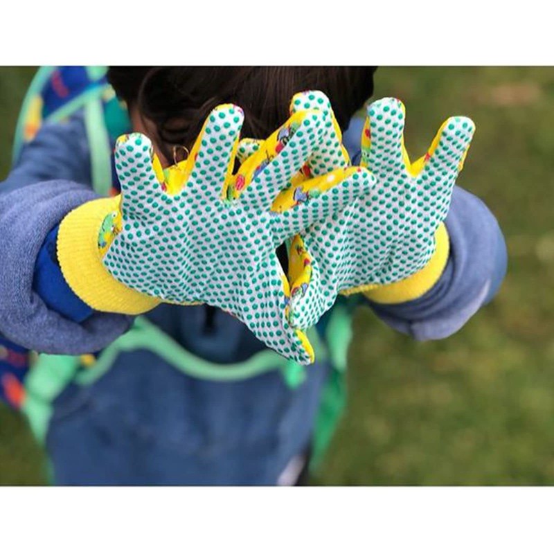 PROMEDIX P Kids Garden Gloves 3-6 Years Old Children Gardening
