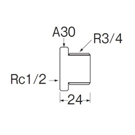 SANEI [Pipe Fitting] Gunmetal Bushing