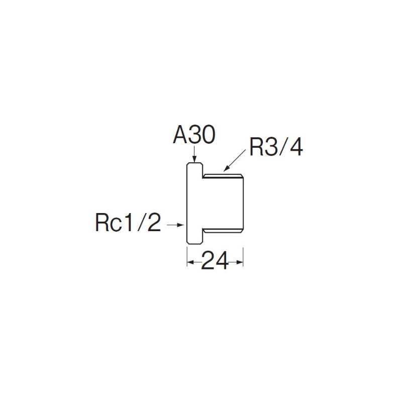 SANEI [Pipe Fitting] Gunmetal Bushing