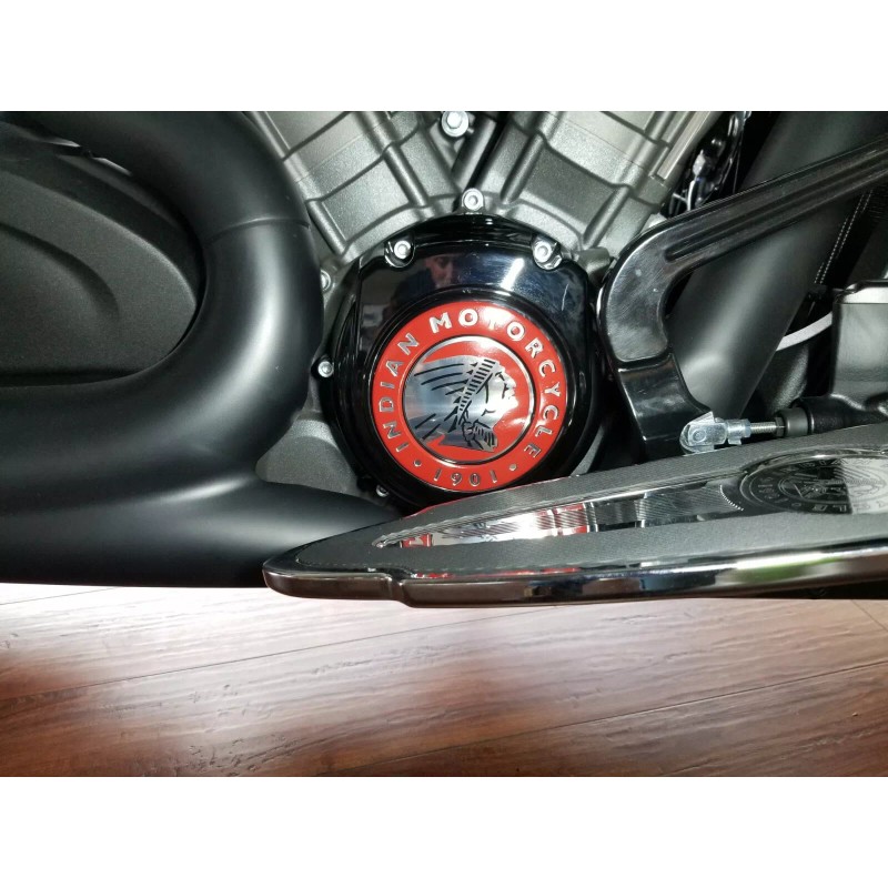 INDIAN CHALLENGER MOTORCYCLE CAM COVER DECAL SET