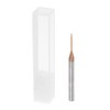 sourcing map Square Nose End Mill, 1mm Solid Carbide AlTiSin