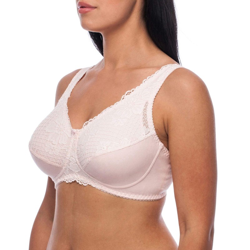 frugue Women's Post Surgery Bra with Pockets Posture Support Corrector