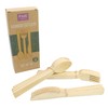 PME Bamboo Cutlery - Spoons 30 Piece BAM88 Brown