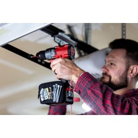 The Bit Pouch (Gen2) - Magnetic Bit Holder for Holding Screws, Bolts, Driver Bits, Drill Bits - Alternative to Magnetic Wristband - Perfect Gadget Gifts for Men, Electrician Tools. (Large)