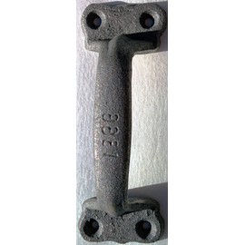 Always A Bargain 4U 6pc Lot of Small Cast Iron Rustic Handle Drawer Pull for Gate Barn Door or Wooden Cooler (6)