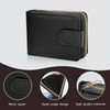 AfitLulu Men's Wallets with 4 Transparent Windows, 9 Card Slots,