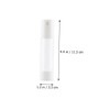 Healeved 3Pcs Portable Frosted Vacuum Cosmetic Bottles Travel Sub Bottles