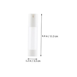 Healeved 3Pcs Portable Frosted Vacuum Cosmetic Bottles Travel Sub Bottles for Skincare Lotion Refillable Durable Liquid Containers