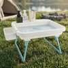 Portable Sink Hand Wash Station with Electric Faucet for Camping