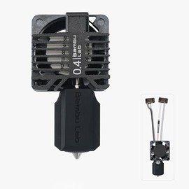 3DTOOLS Bamboo LAB Hardened Steel Complete Hotend Kits Set with Fan for Bambu LAB P1,P1P,P1S 3D Printer 0.4MM