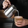 Milk Frothing Jug, 350ml/12oz 304 Stainless Steel Milk Frothing Pitcher