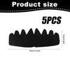 5pcs Black Baseball Caps Inserts Shapers, Felt Reusable & Washable