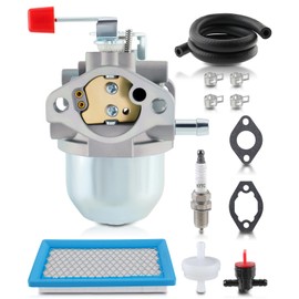 0C1535ASRV Carburetor for Generac 4000XL 4000 EXL Generator Parts Nikki 97747 W436BRE GN220 C1535 GH220HS 35PDS396829 7.8HP Portable Generators, with 078601 Air Filter Rebuild Kit