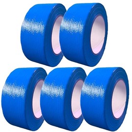 4INSTALATOR Duct Tape Pack 5 Rolls Blue 48 mm x 50 mm Duct Tape Duct Tape Fabric Tape Waterproof Insulation Tape