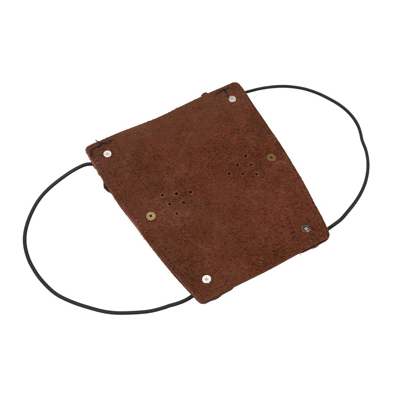 Archery Arm Guard Adjustable Strap Second Cowhide Arm Protector Pad