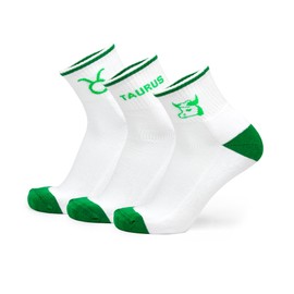Zodiac Socks for Women & Men, Taurus Socks Astrology, Birthday Gift, Novelty, Gift for Him, 3 Pair - Zodiac Sign, Symbol & Name