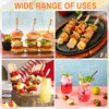 DOUDOULE Bamboo Skewers for Appetizers, [10 Inch, 200PCS] Long Cocktail