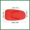 Motoforti 8pcs Motorcycle Kickstand Pad Side Stand Extension Pad Red