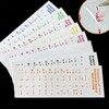 BOGEEL Arabic Keyboards Stickers PVC Keyboards Sticker Letters Clear for