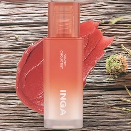 Inga Gloss Color Velvet Shoe Tint 1 x Tangerine Pie 4.5g / 잉가 광택 색상 벨벳 슈 틴트 1개 탠저린 파이 4.5g