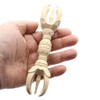 栗田こだわり仏像 【法器】 五鈷杵 15cm 木彫仏具 桧木製 27894