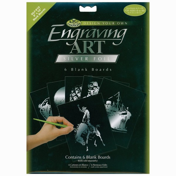 Royal & Langnickel Engraving Art Silver 8 x 10 inch