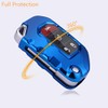 SANRILY 1Pcs Flip Key Fob Case Cover for Jeep Wrangler