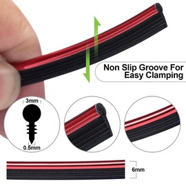 TOEECY Car Trim Interior 10 m Car Decoration Interior Trim with Installation Tool Air Vent Decoration DIY Flexible Strip Car Accessories Interior Decoration Red