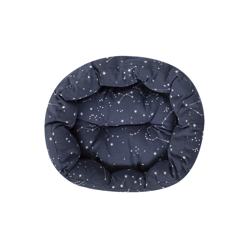 Fringe Studio Pet Bed, Celestial Round Cuddler, 20 x 19