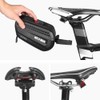 WILD MAN 1.2L Cycling Waterproof Hard Shell Bike Saddle Bag