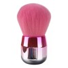 ZzDog Brocha Kabuki Redonda Suave Base Crema Rosa Tornasol