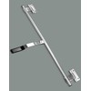 QWORK Cargo Trailer Cambar Cam Bar Lock, 2 Pack 36"