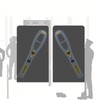 Handheld Metal Detector Sound Light Vibration Alarm High Sensitivity Metal