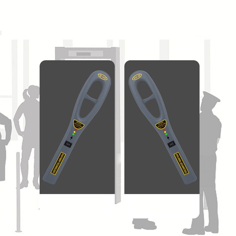 Handheld Metal Detector Sound Light Vibration Alarm High Sensitivity Metal