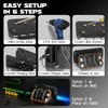 Switch 2 Wall Stand/RGB Lighted World Mount / 4 Joy-Con
