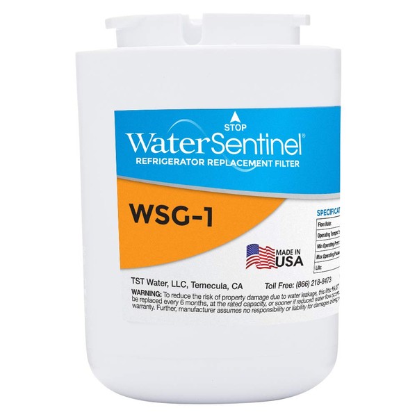 WaterSentinel WSG-1 Made in USA Refrigerator Replacement Filter: Fits GE MWF Filters…
